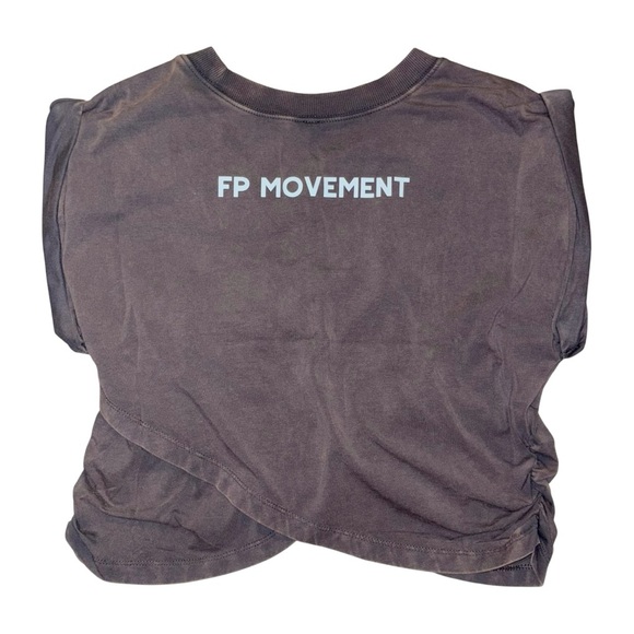 NWT Free People x FP Movement Hot Shot Logo Crossover Set in Dark Shadow - Picture 12 of 16